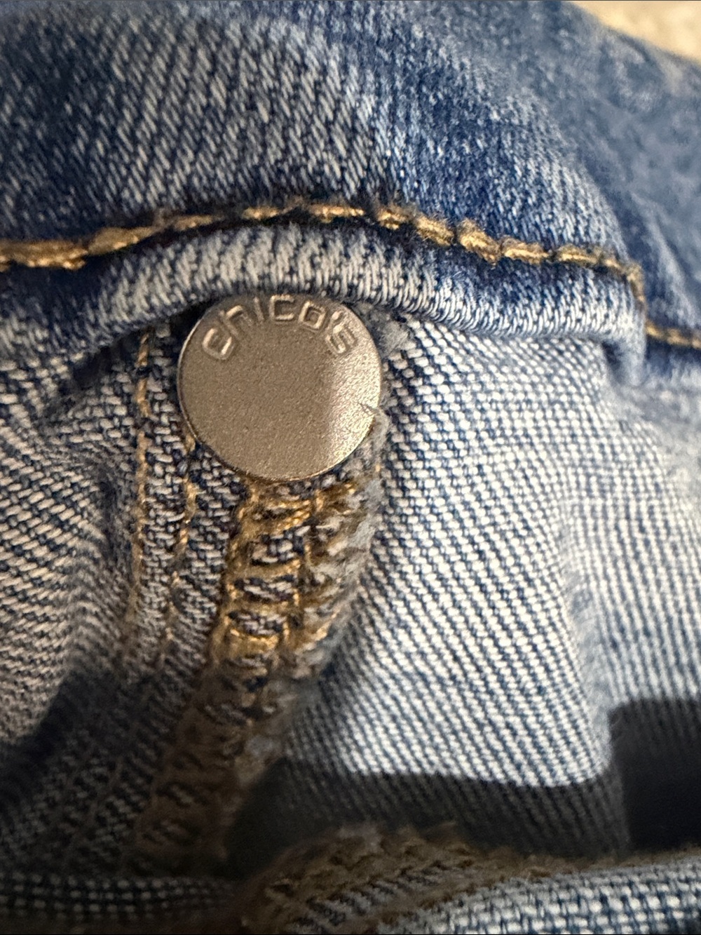 Blue Women's Cropped Embroidered Jeans - Picture 4 of 5